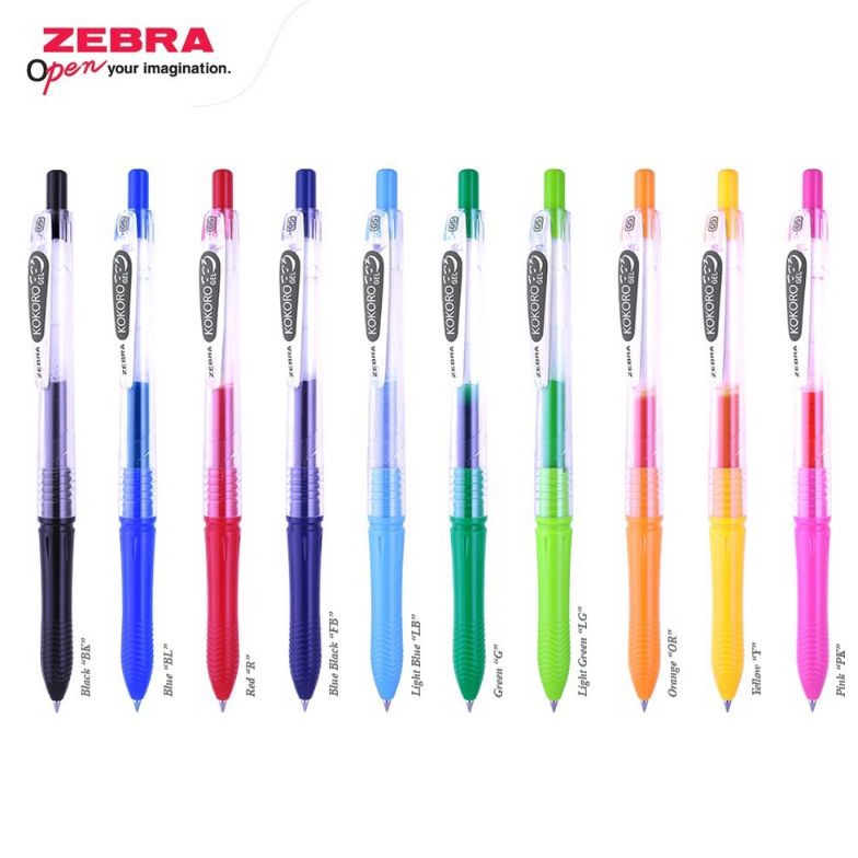

EKSTRA PROMO Pulpen Zebra Oil Gel Kokoro 5mm Retractable Harga Satuan