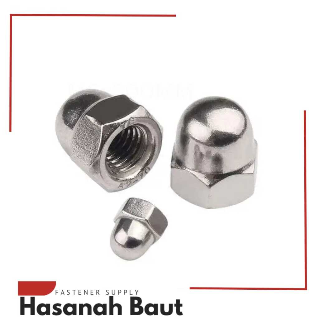 Cap Nut M5 Stainless 304 mur topi m5