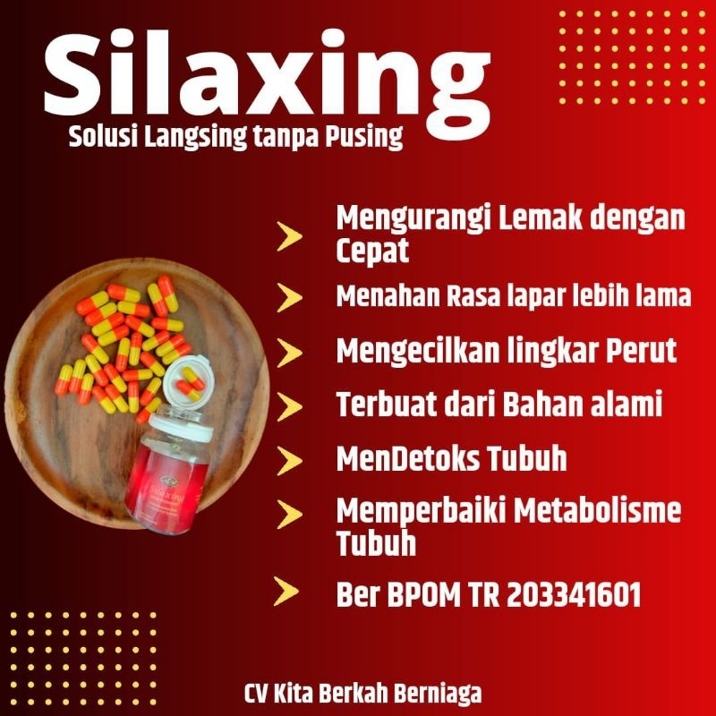 KAPSUL SILAXING BPOM Apel silaxing Super STEP2~ Ecer