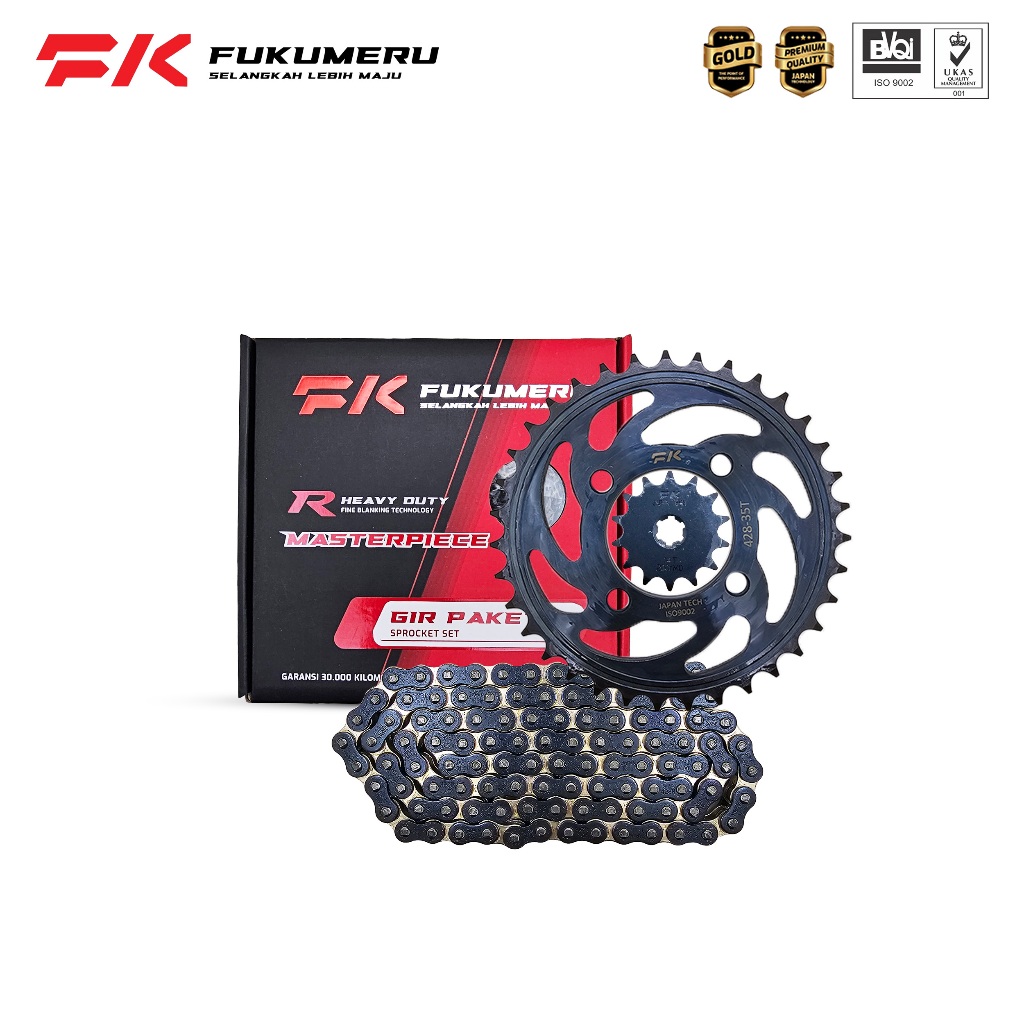 FUKUMERU Gear Set Gir Paket Shogun 125 New