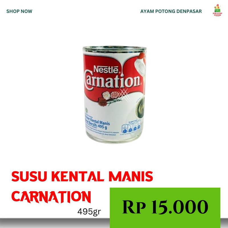 

SUSU KENTAL MANIS CARNATION | INDOMILK | FRISIAN FLAG|MILO| ENERGEN