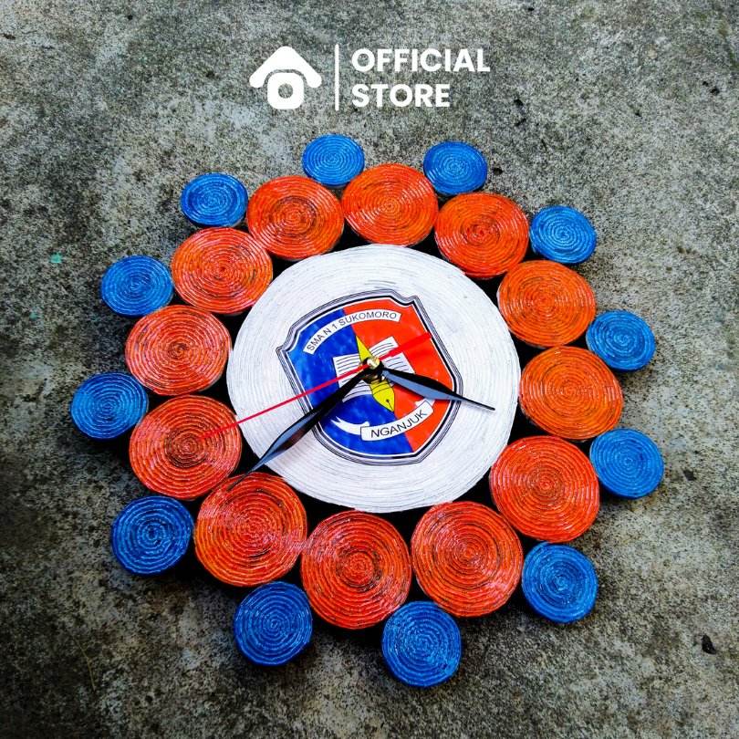 Jam Dinding Custom Order Souvenir | Prakarya Jam Dinding