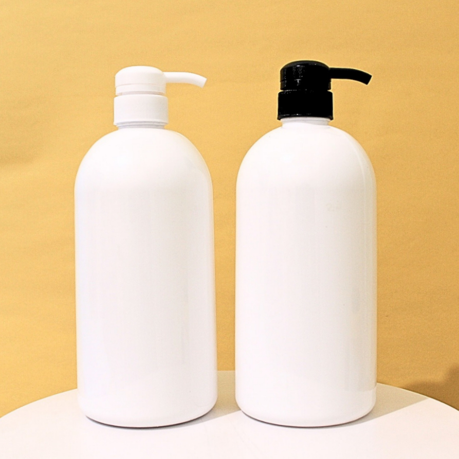 Botol pump 1 liter / Botol pump 1000 ml putih / Botol sabun 1000 ml / botol pet tutup pump