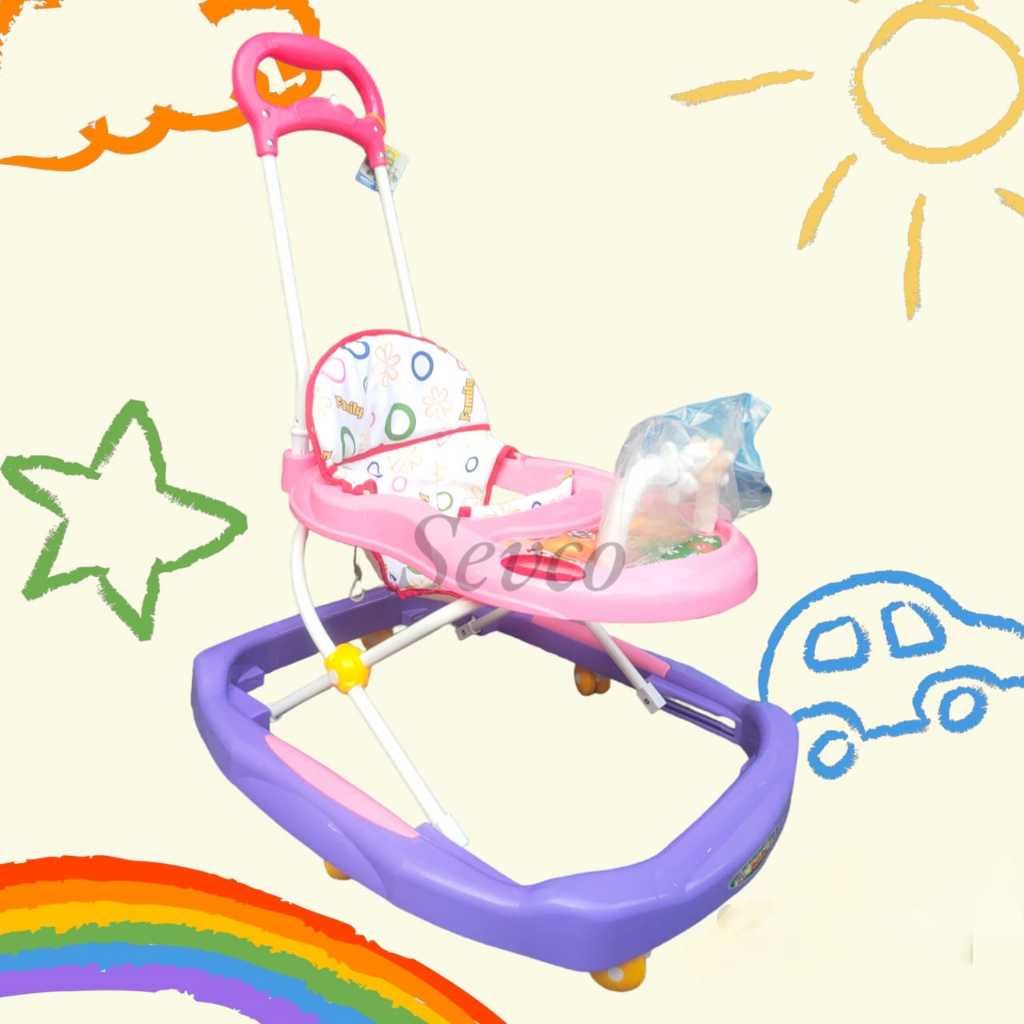 Baby Walker Family 7758/ Alat Bantu Jalan Bayi Apolo Bayi