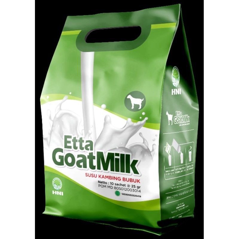 

Etta goat milk hni / susu kambing original hni/ isi 10 sachet @25 gr