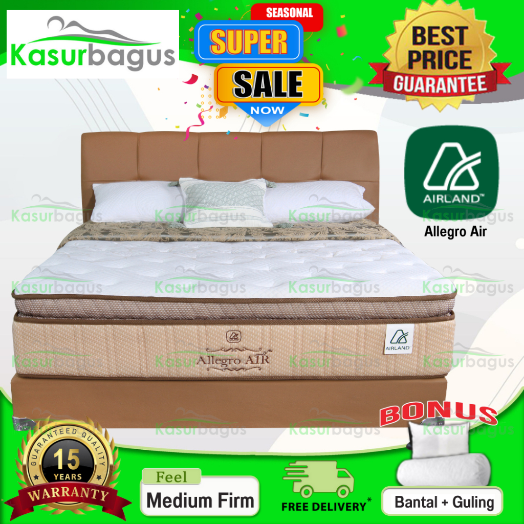 Airland Kasur Springbed Allegro Air - Full Set 140x200