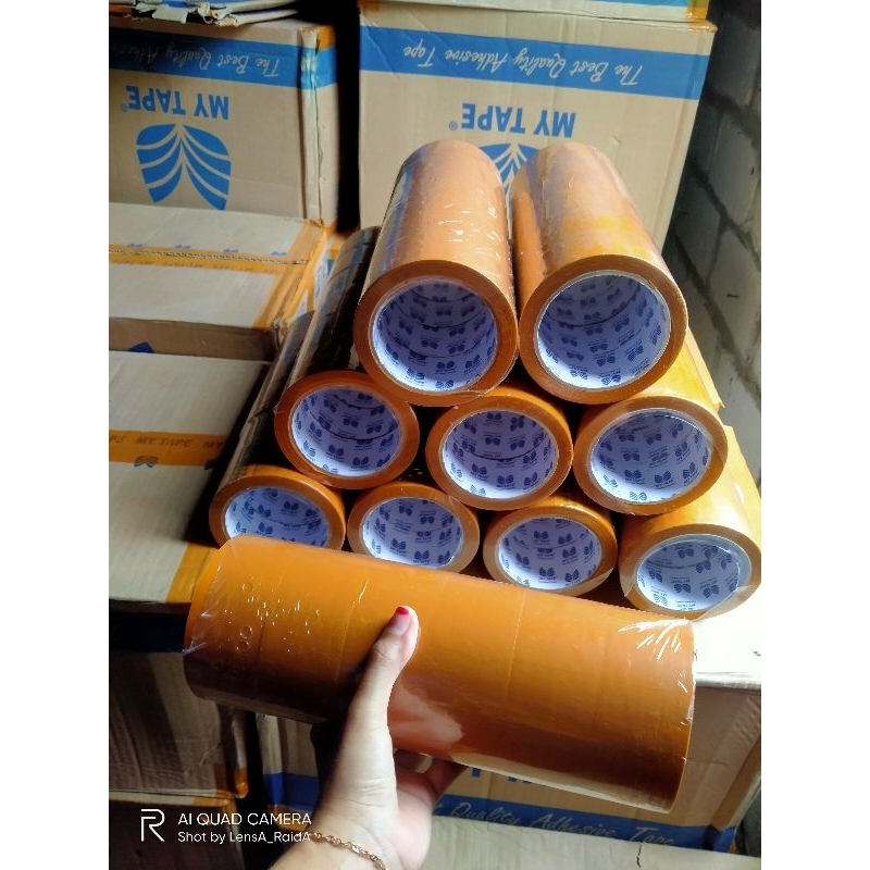 

Lakban coklat,bening,ukuran 45x90 yard
