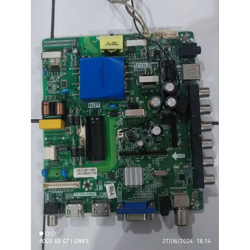 Mainboard TV Polytron PLD 32T1550, MB TV Polytron PLD 32T1550