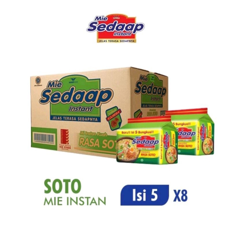 

SEDAAP MIE INSTANT MURAH [HARGA 1 DUS]