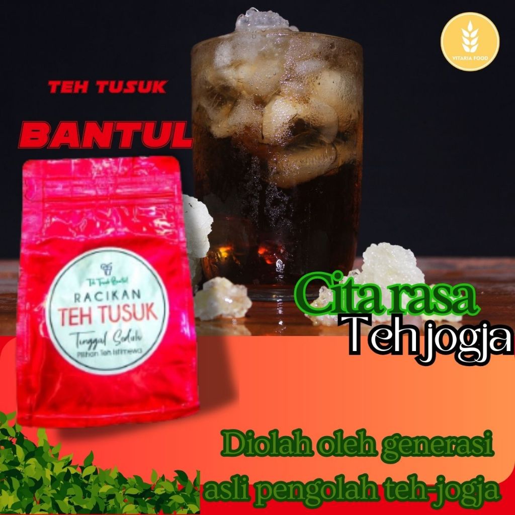 

(TEH TUSUK BANTUL) TEH PREMUM LOKAL JOGJA 100% RACIKAN ASLI SAMIRONO VITARIA FOOD 100GRAM