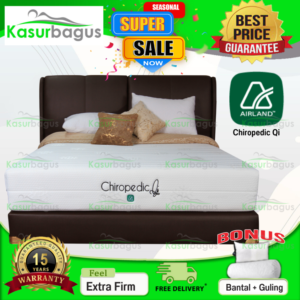 Airland Kasur Springbed Chiropedic Qi - Full Set 160x200