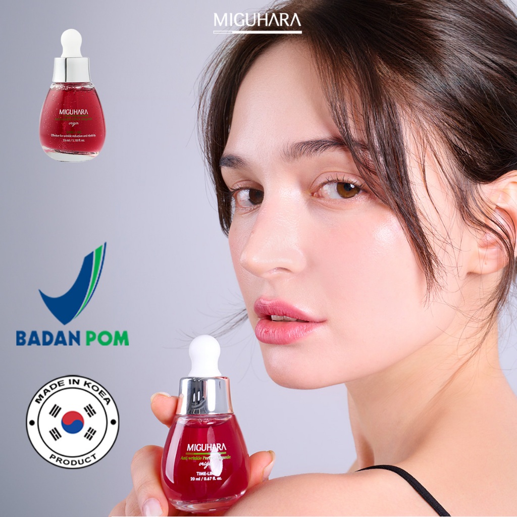 [BUY 1 GET 1 FREE] MIGUHARA Anti Wrinkle Effect Ampoule Origin (35ml) | Ampoule Anti Aging Dark Spot