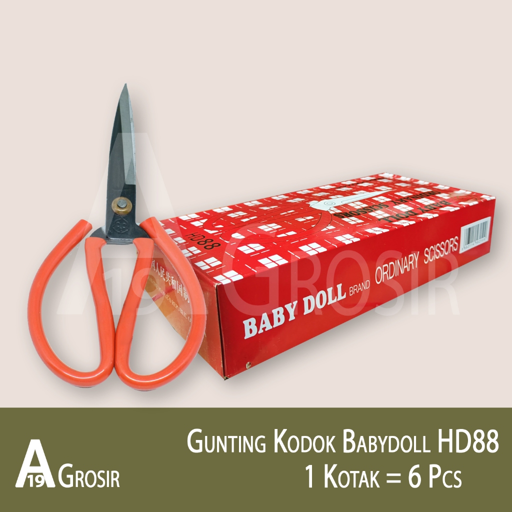 

(1BOX=6PCS) Gunting Kodok Babydoll HD88