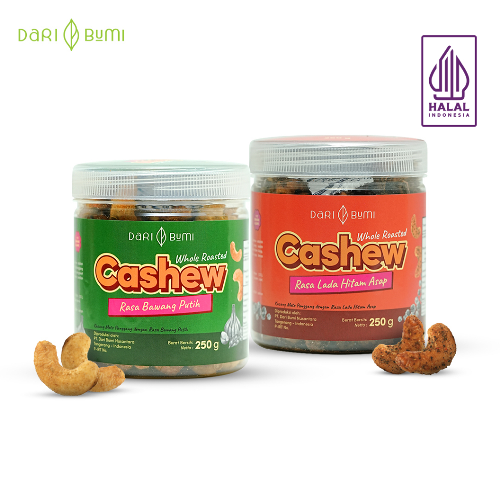 Dari Bumi Kacang Mete 250 Gram Whole Roasted Cashew