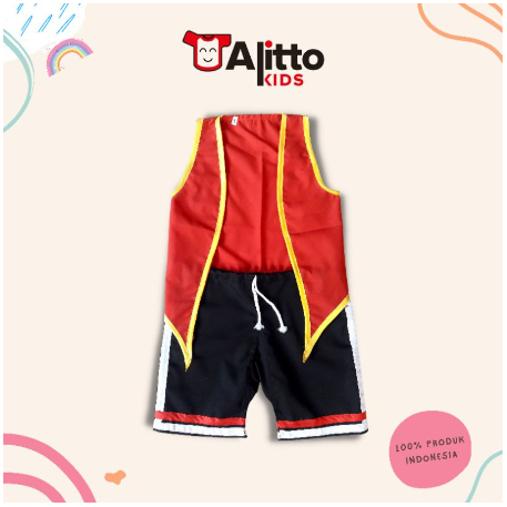 Setelan Baju Bujang Ganong Anak || Baju Ganongan Anak