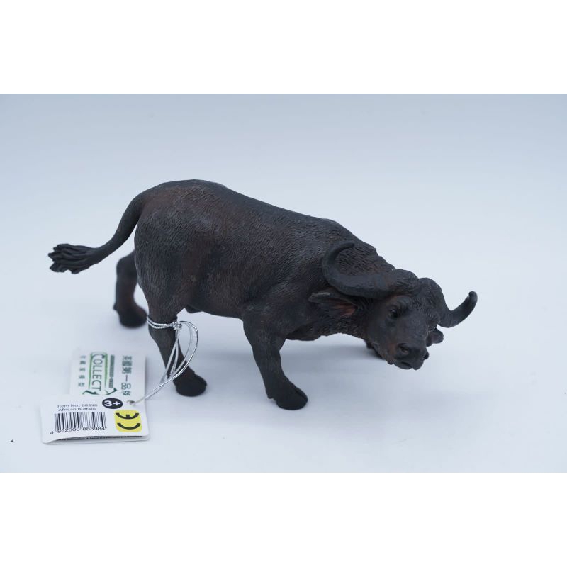 African Buffalo 88398 Kerbau Afrika Mainan Animal Figure Binatang Miniature Edukasi Anak Hewan Figur