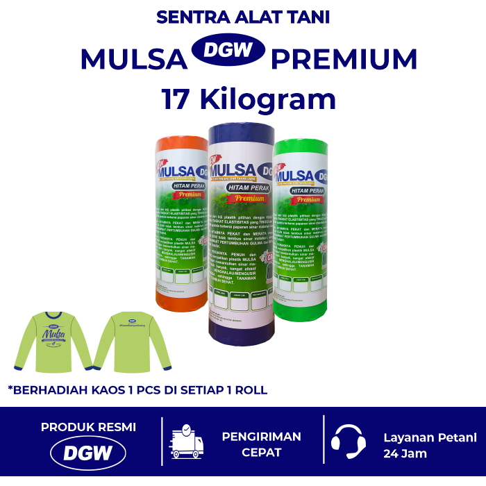 Mulsa DGW Premium Elastis dan Tahan Lama Ukuran Lebar Khusus 45 cm 70 cm dan 80 cm ketebalan 30 micr