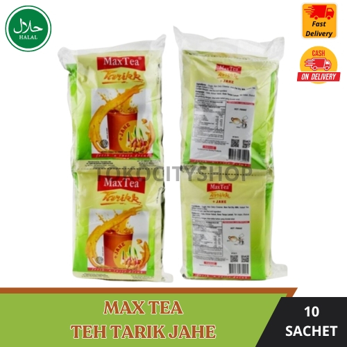 

Teh Tarik / Max Tea Tarik Plus Jahe / Isi 10 Sachet x 25gr