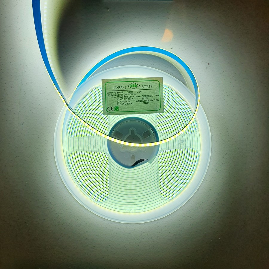 Led Strip COB SMD 2835 12V Cahaya Putih