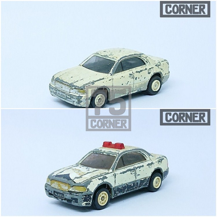[ 75 CORNER ] Motor Tomica BO05 Toyota Crown Majesta Patrol Car Police Mobil Polisi Mobilan JDM