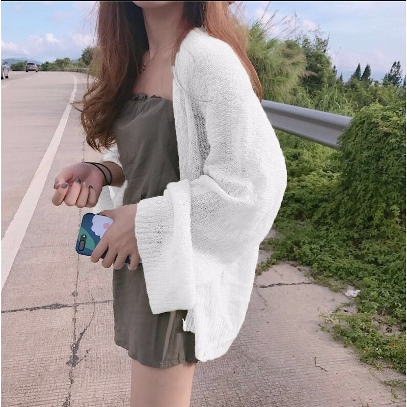 Cardigan korea rajut panjang premium