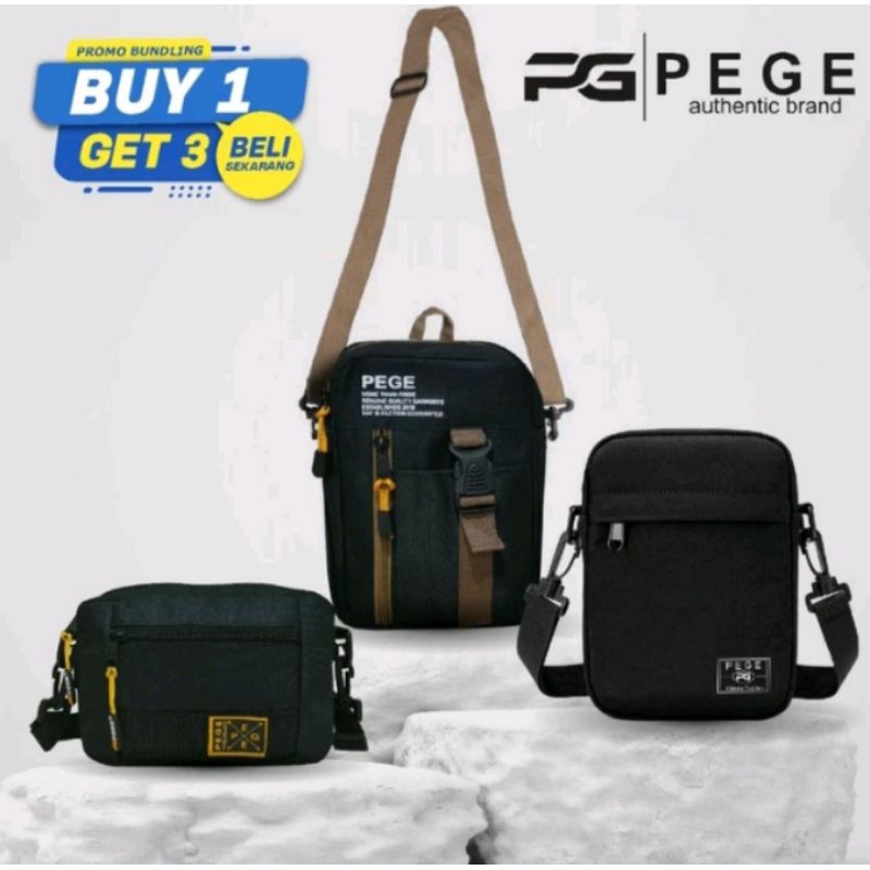 PAKET HEMAT TAS SELEMPANG PRIA BELI 1 DAPAT 3//PAKET HEMAT SLIGBAG PRIA BELI 1 DAPAT 3