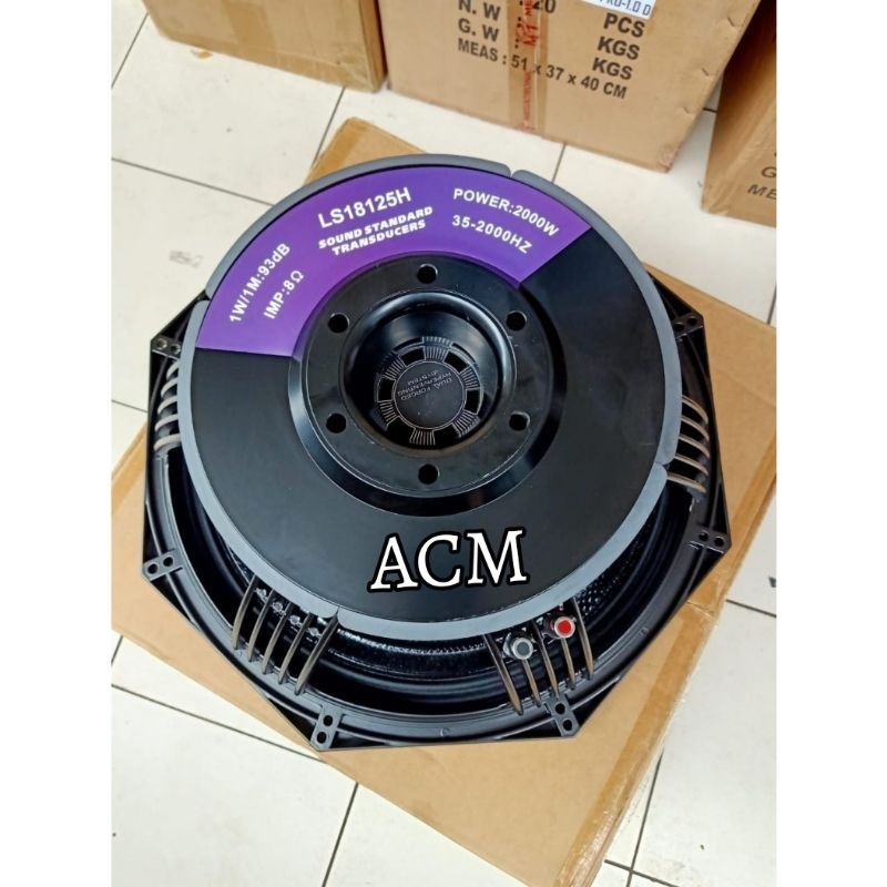 SPEAKER COMPONENT SOUNDSTANDARD LS18125H SPEAKER 18 INCH VOICE COIL 5 INCH LS 18125H