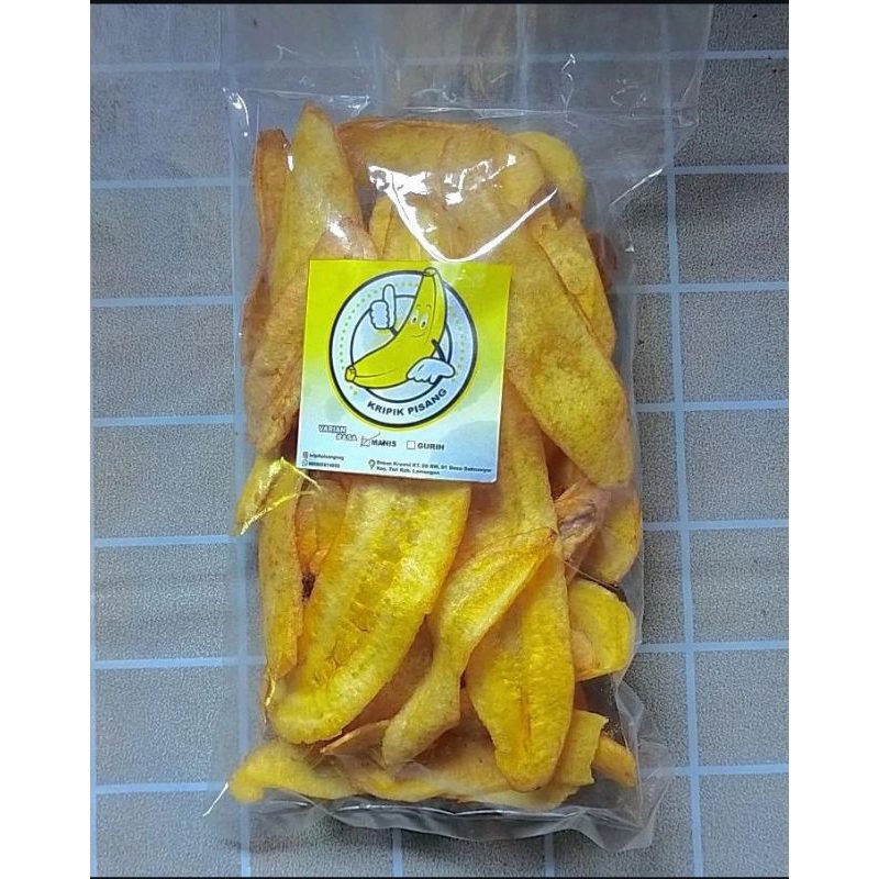 

Kripik pisang 100gr (PO)