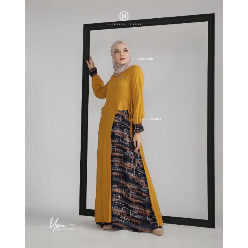 YORA DRESS by NADHEERA LUXURY NEW ||DRESS ELEGAN