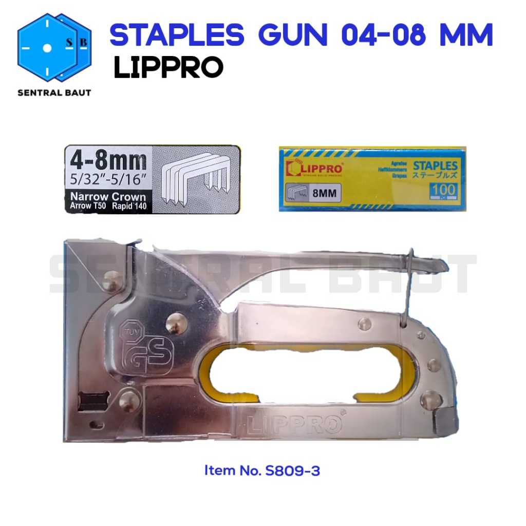 

Staples gun 04-8mm LIPPRO