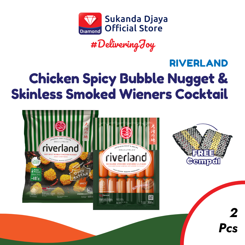 

Riverland Hot Spicy Bubble Nugget + Riverland Skinless Sausage FREE Cempal