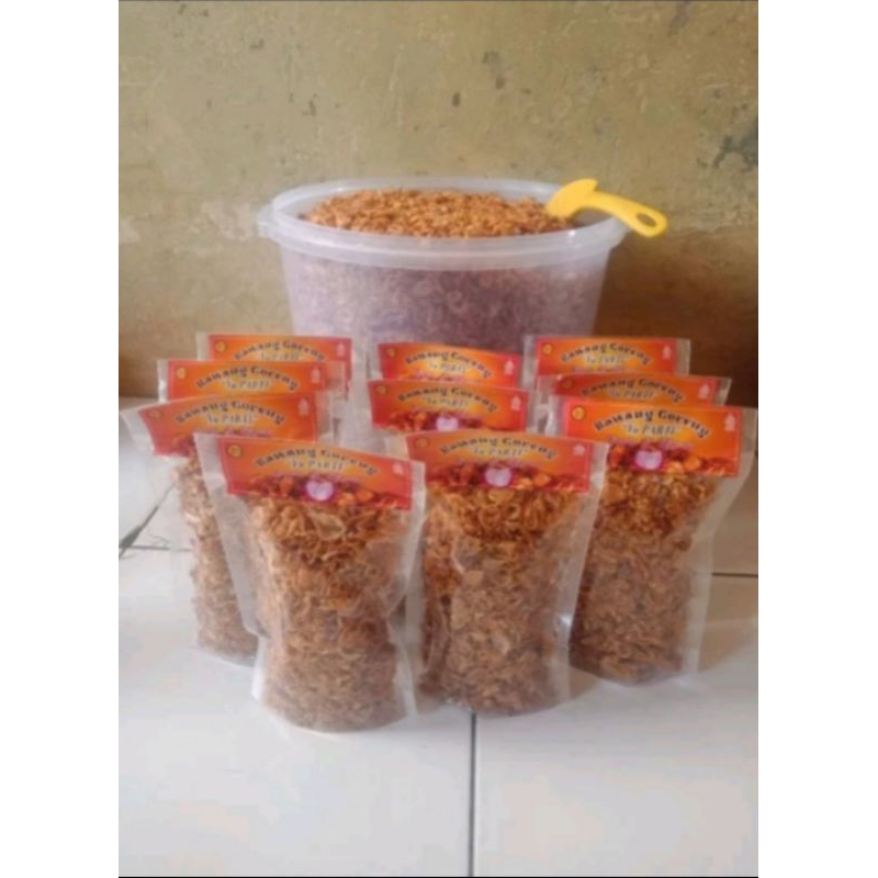 

Bawang goreng yu parti 100% asli