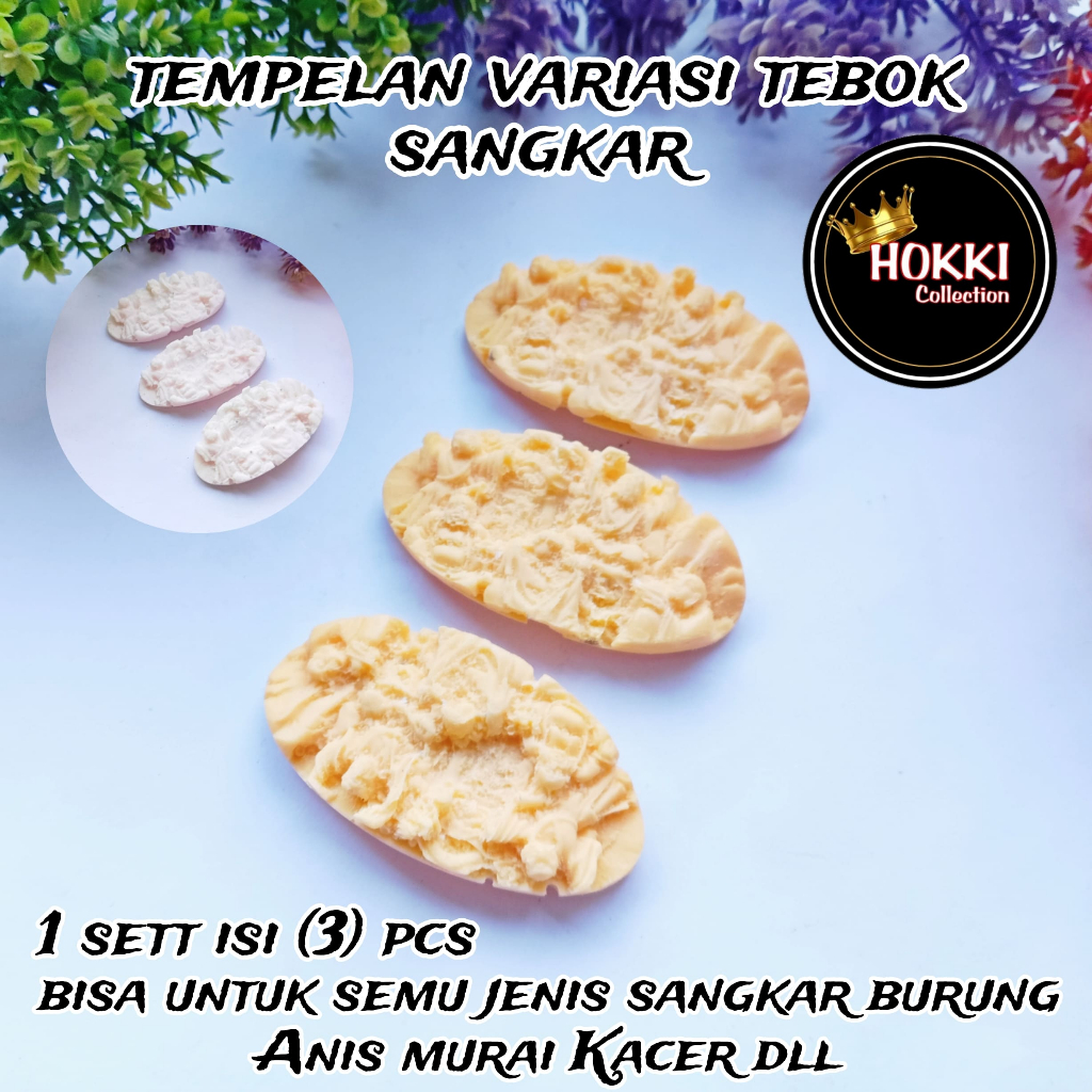 tempelan aksesoris sangkar burung anis murai kacer wambi dan lainnya bahan fiber akrilik