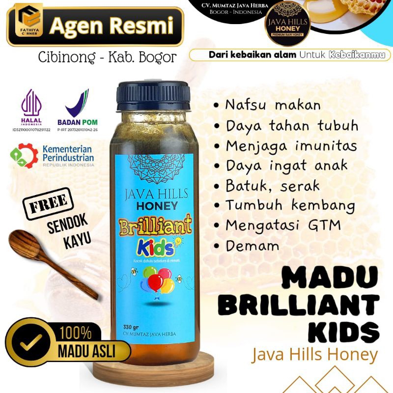 

Java Hills Honey Madu Brilliant Kids untuk nafsu makan anak daya ingat dan tumbuh kembang | Madu herbal pegagan premium raw honey 100% murni dan asli | Madu javahills anak pintar untuk GTM speech delay demam batuk pilek dan flu