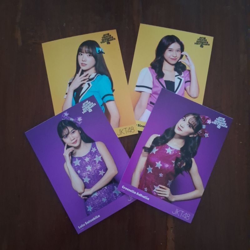 Photopack JKT48 Theater Sementara Surabaya / Yogyakarta ( Greesel, Gracie, Olla, Lulu)