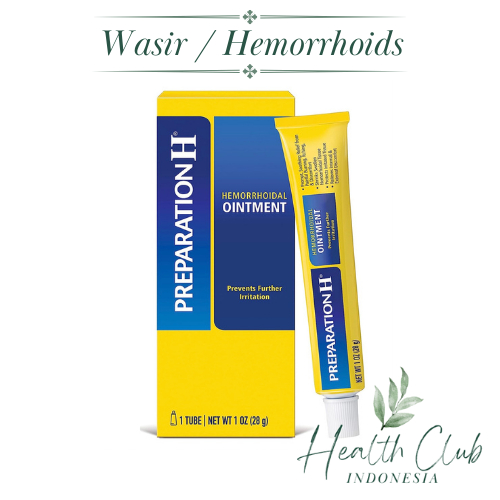 Preparation H Hemorrhoidal Ointment - Salep Wasir Hemoroid Ambeien