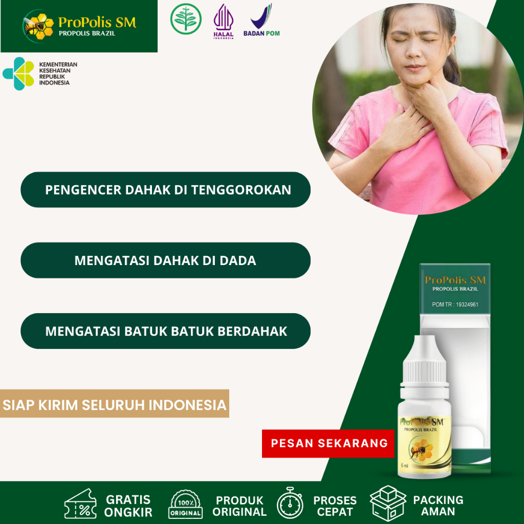 Obat Pengencer Lendir Tenggorokan, Obat Dahak Susah Keluar, Obat Sesak Nafas, Obat Batuk Berdahak, O