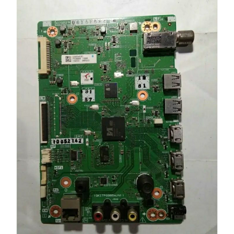 MESIN MB MAINBOR MODUL MAINBOARD MAINBOAR PSU POWER SUPPLY SUPLAY SUPLAI REGULATOR SUPLAY TV SHARP 2