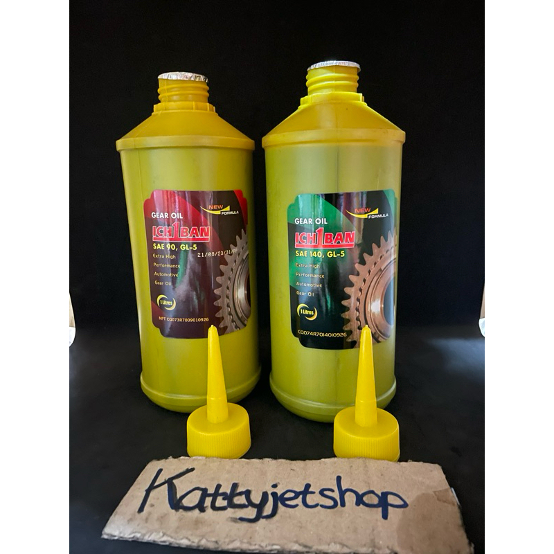 ichiban gear oil / oli gardan ichiban / oli transmisi sae140 sae90 1liter 1l