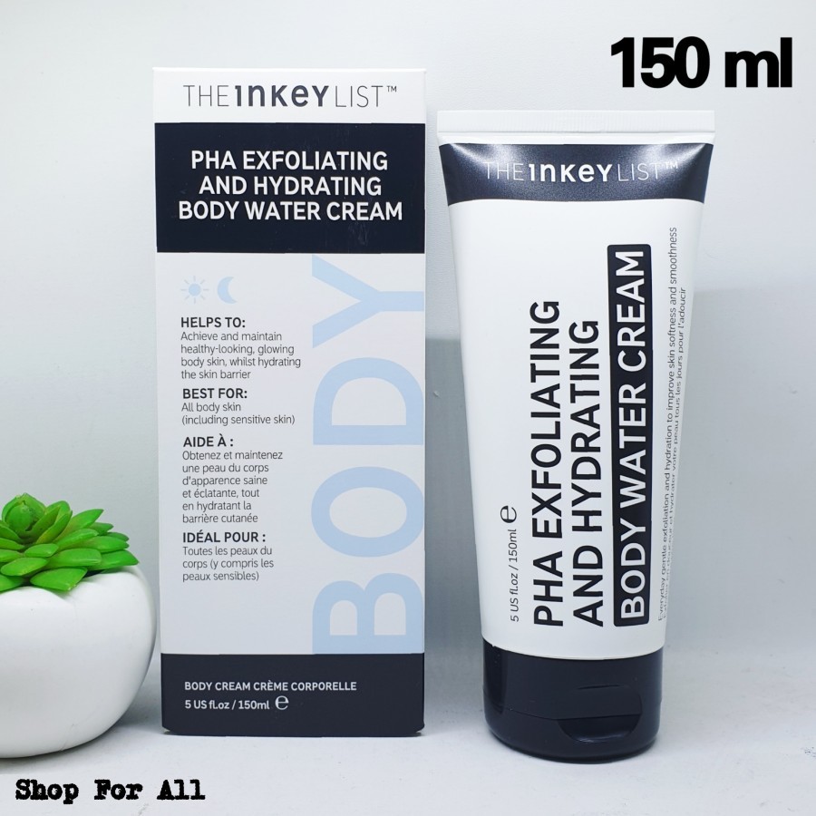 THE INKEY LIST PHA Exfoliating And Hydrating Body Water Cream 150ml