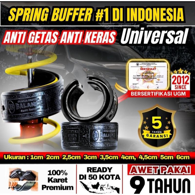 spring buffer peredam guncangan mobil balance sport damper avanza isi 2