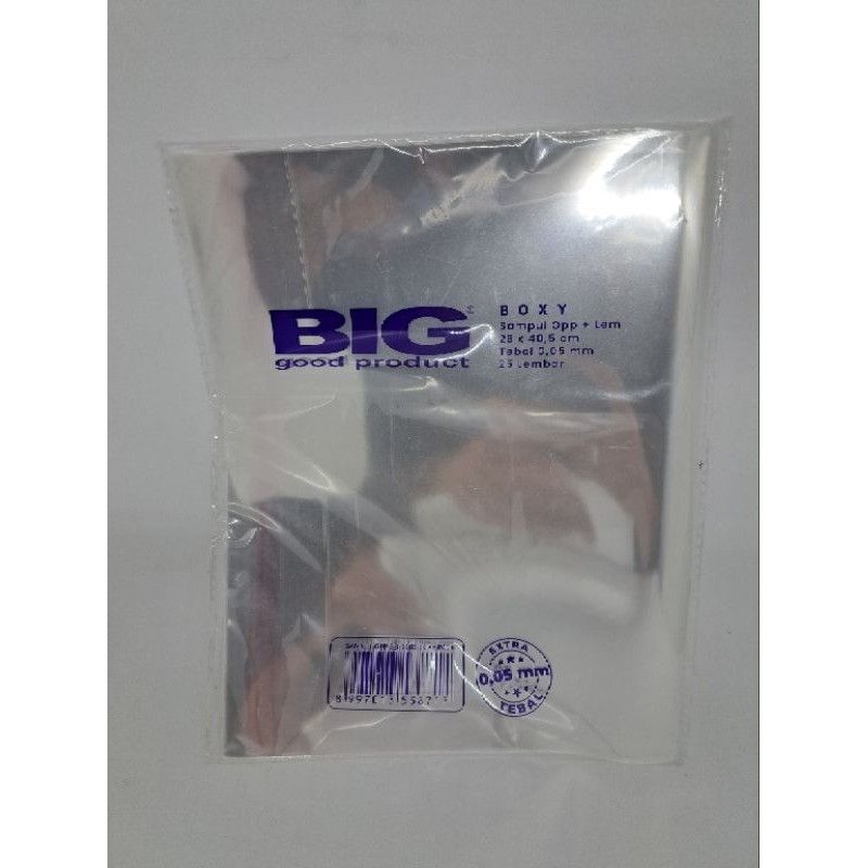 

Per Pak Sampul BIG Boxy OPP tebal 0.5 isi 25 lembar