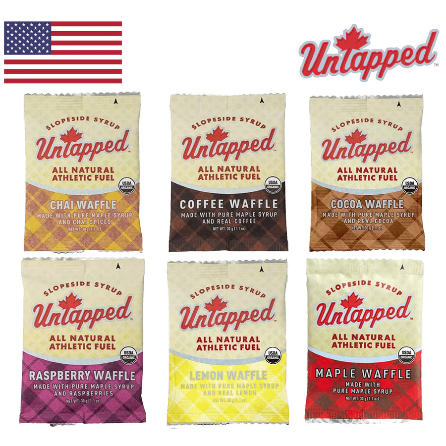 

UnTapped Waffle Semua Rasa / All Natural Athletic Fuel Energy Bar Stroopwafel Wafel - Maple