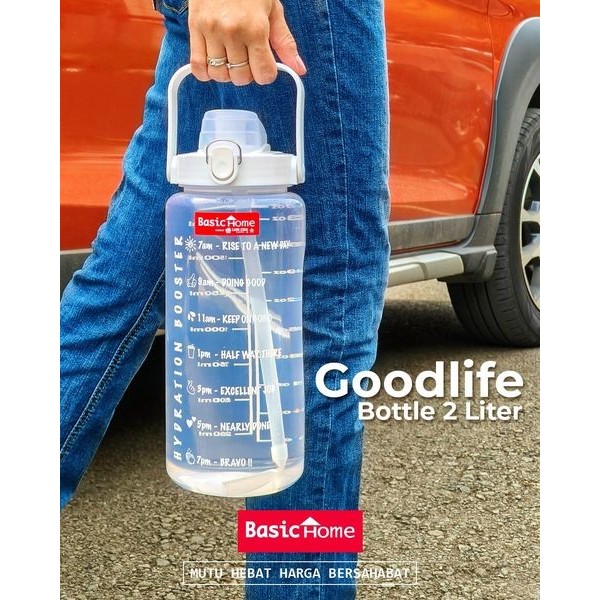 Botol Minum Minuman Plastik Basic Home BNN-5 Goodlife Bottle 2 Ltr