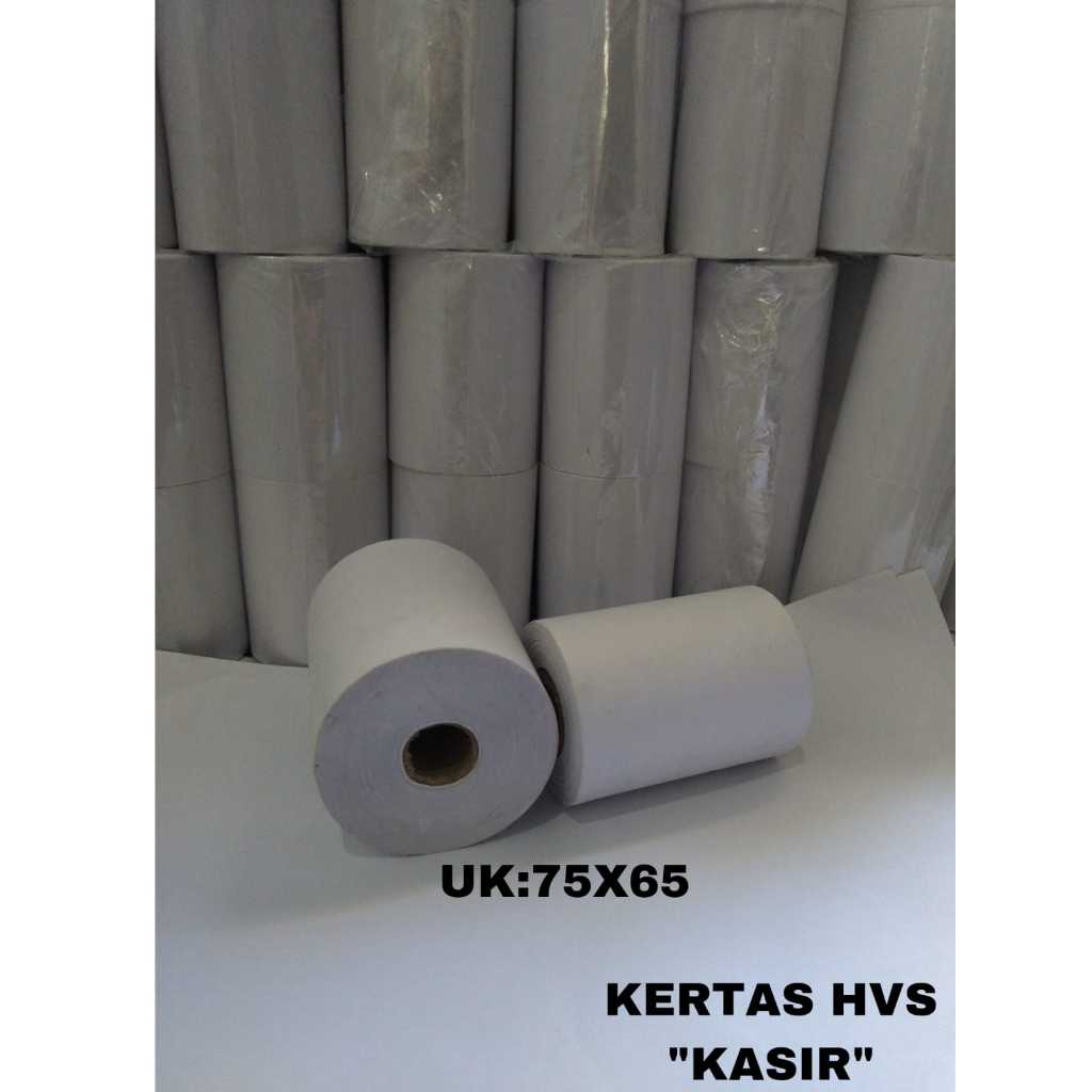 

kertas HVS (1 PLY) kasir ukuran 75x65mm