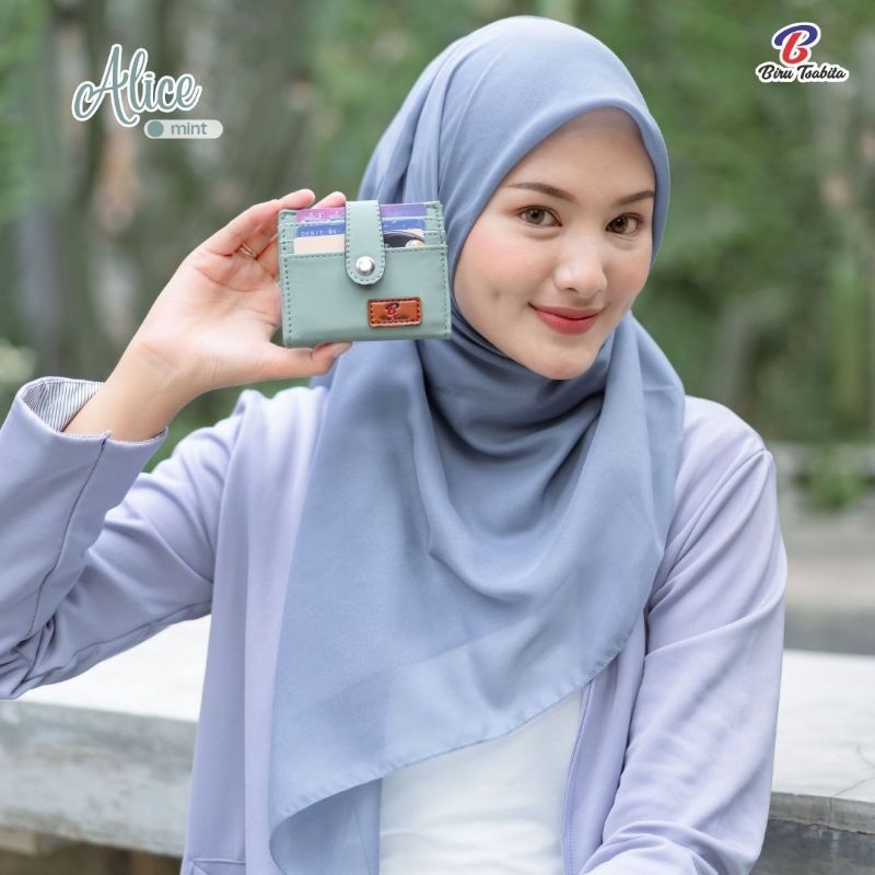Dompet Alice by biru tsabita // dompet kartu biru tsabita