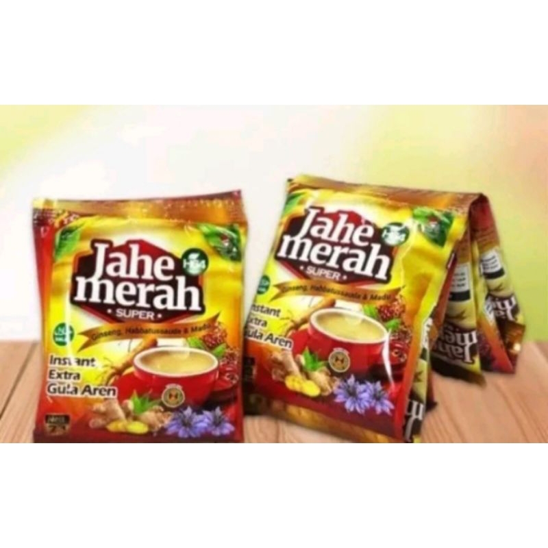 

jahe merah super H64 ektra gula aren net 23 gram