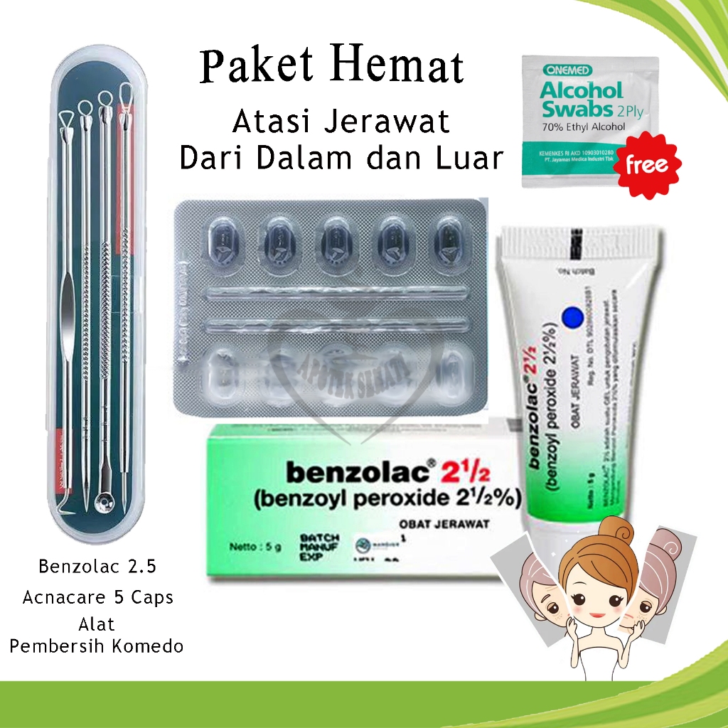Berkualitas Benzolac 2,5% Obat Jerawat Ampuh Benzolac CL