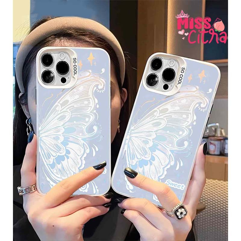 SS903 CASING UNTUK IPHONE 7 7+ X XS XR 11 12 13 14 15 PROMAX MOTIF BEAUTIFULL BUTTERFLY MC1929