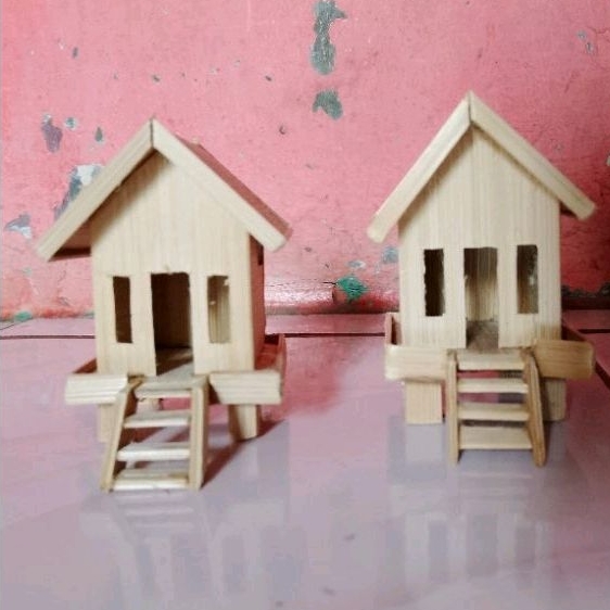 hiasan rumah bambu hiasan akuarium